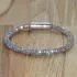 Crystal Embellished Magnetic Clasp Bracelet