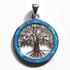 Sterling Silver Blue Opal Tree of Life Pendant