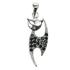 Sterling Silver Lucky Black Cat Pendant