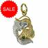 Sterling Silver and Gold Fish Of Harmony Pendant [Sale]