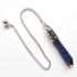 Lapis Lazuli Dowsing Pendulum with Pouch and Instructions