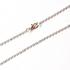 Silver Plated 20 inch Trace Chain Medium Gauge