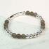 Labradorite & Silver Bead Bracelet