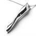Sterling Silver Solid Twist Pendant