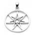 Sterling Silver Elven Star Pendant by Peter Stone