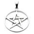 Peter Stone Sterling Silver Pentacle Pendant