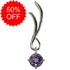 Sterling Silver Amethyst Comet Pendant [Sale]