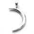 Sterling Silver Crescent Moon Pendant by Peter Stone