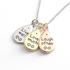 Live Love Laugh Sentiment Cluster Necklace
