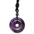 Amethyst Holey Stone Necklace