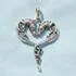 Sterling Silver Dragon Heart Pendant