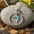 Sterling Silver Blue Opal Dolphin Pendant