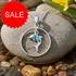 Sterling Silver Blue Opal Dolphin Pendant [Sale]