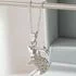 Sterling Silver Moon Gazing Hare Pendant