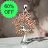 Sterling Silver and Rose Gold Tree of Life Pendant [Sale]