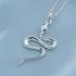 Sterling Silver Serpent Pendant