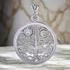Sterling Silver Solstice Tree of Life Pendant by Peter Stone