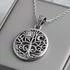 Sterling Silver Solstice Tree of Life Pendant by Peter Stone