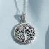 Sterling Silver Solstice Tree of Life Pendant by Peter Stone
