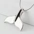 Peter Stone Sterling Silver Whale Tail Pendant