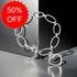 Sterling Silver One Love Heart Bracelet [Sale]