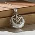 Sterling Silver Lunar Priestess Pentacle Pendant