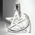 Sterling Silver Maiden Moon Pentagram Pendant