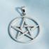 Sterling Silver Pentacle Pendant by Peter Stone