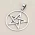 Sterling Silver Pentacle Pendant by Peter Stone