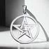 Peter Stone Sterling Silver Pentacle Pendant