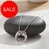 Sterling Silver Crescent Horn Necklace [Sale]