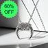 Sterling Silver Crescent Horn Necklace [Sale]