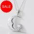 Sterling Silver I Love You To The Moon And Back Pendant [Sale]