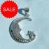 Sterling Silver I Love You To The Moon And Back Pendant [Sale]