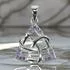 Sterling Silver Amethyst CZ Celtic Harmony Pendant