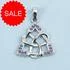 Sterling Silver Amethyst CZ Celtic Harmony Pendant [Sale]