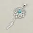Sterling Silver Dream Catcher Pendant