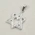 Sterling Silver White Opal Star of David Pendant