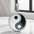 Peter Stone Sterling Silver Yin Yang Pendant