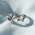Sterling Silver Dolphin Toe/Midi Ring