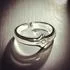 Sterling Silver Triple Moon Toe/Midi Ring