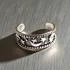 Sterling Silver Moon & Stars Toe/Midi Ring