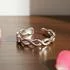 Sterling Silver Open Weave Toe/Midi Ring