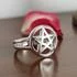 Sterling Silver Pentacle Toe/Midi Ring