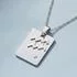 Sterling Silver Zodiac Pendant Aquarius