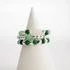 Aventurine, Malachite & Rose Quartz Gemstone Bead Ring