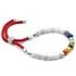 White Howlite Chakra Gemstone Slider Bracelet