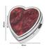 Heart Shaped Red Paua Shell Pill/Trinket Box