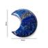 Lapis Lazuli Crystal Crescent Moon