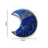 Lapis Lazuli Crystal Crescent Moon
